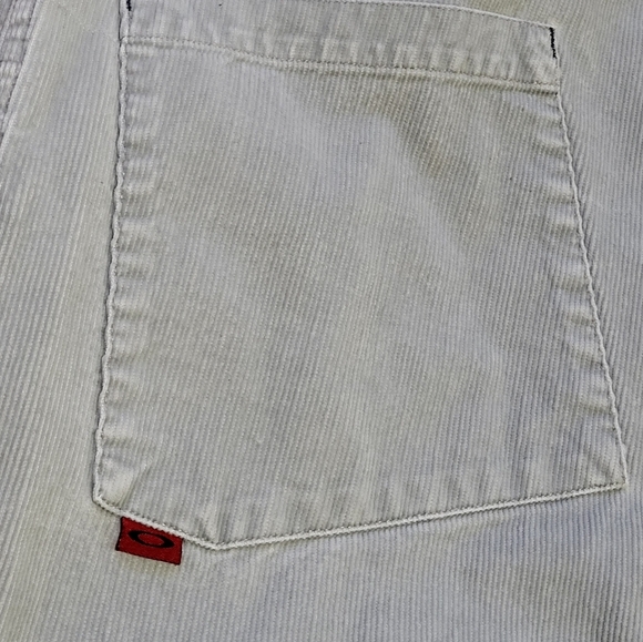 Vintage Oakley 100% Cotton Linen Pants Red Tag Black “O” Back Pocket W36 Y2K A57 - Picture 11 of 11